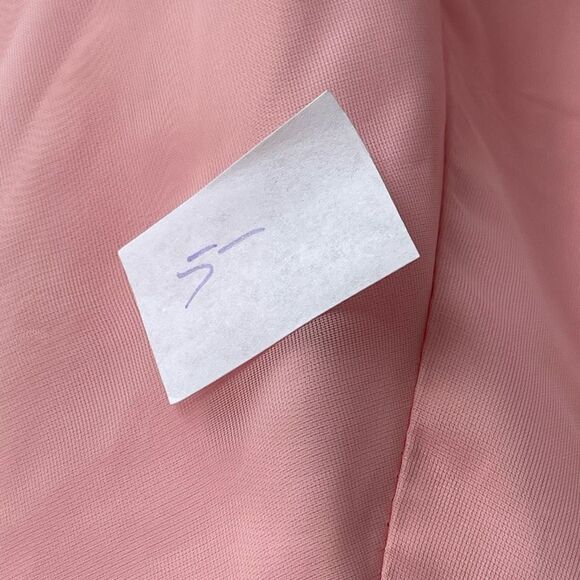 Bongo Womens Maxi Dress Floral Off Shoulder Elastic Waist Lace Trim Pink Size XL - Picture 9 of 11